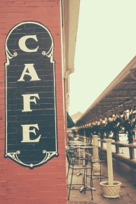 Cafe Painted Sign